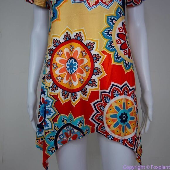 NEW Sanifer shark bite ‎ tunic  mini dress, S - Picture 3 of 12